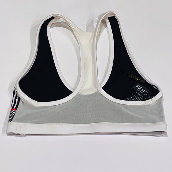 NEW We Are Handsome XS Flexicool Active T Back Bra Top Gym UV White Mesh Sports - Picture 4 of 8